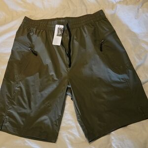 Gradual Olive Green Drawstring Mens Shorts Xl